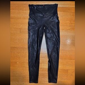 spanx faux leather leggings